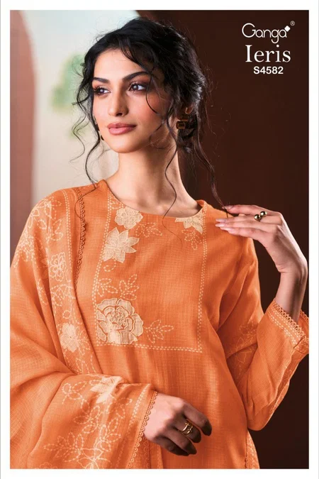Ieris 4582 By Ganga Benberg Kota Surat Designer Salwar Suits Wholesale Market
